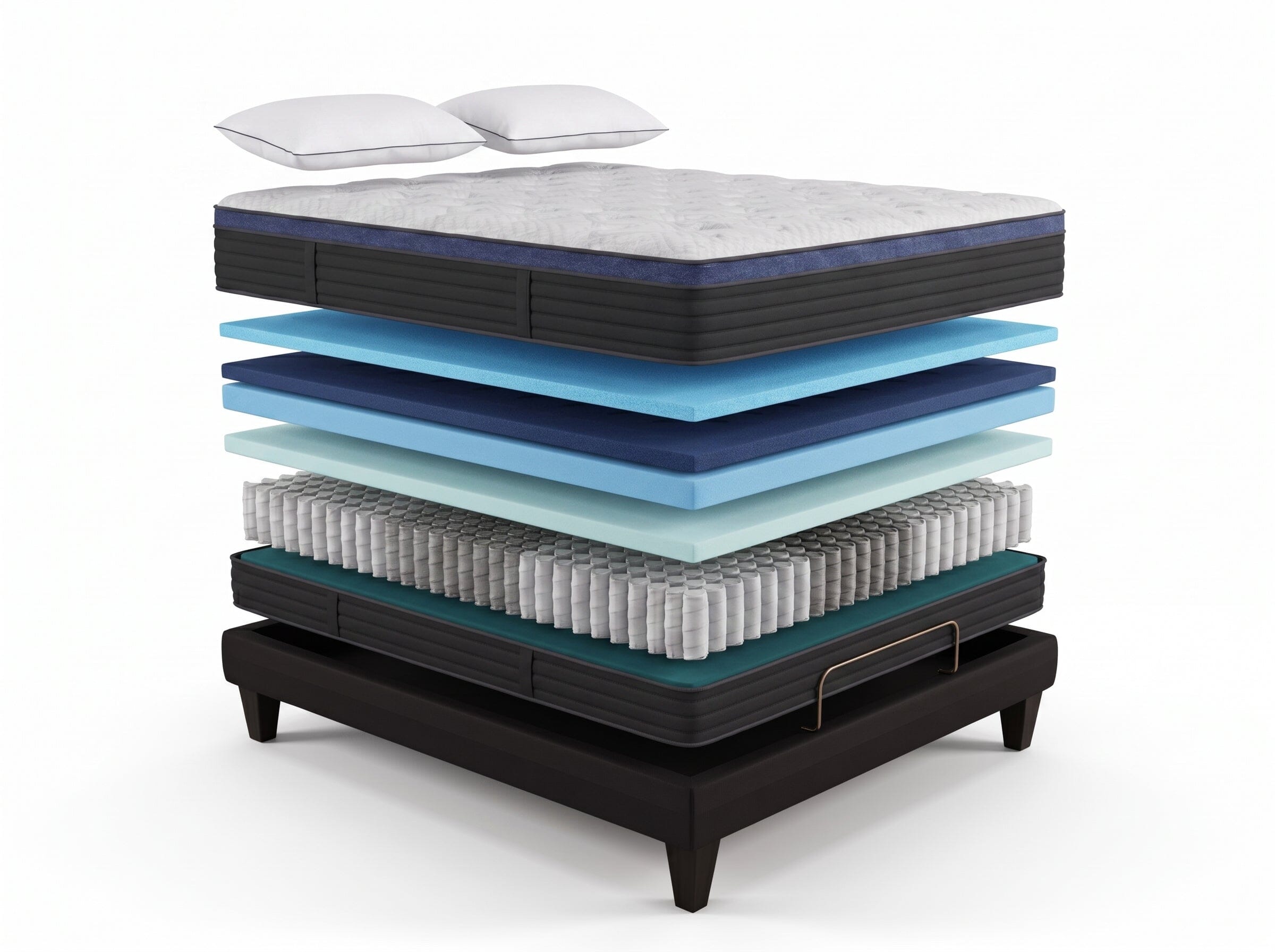 Helix Sleep Luxe Adjustable Bed Package