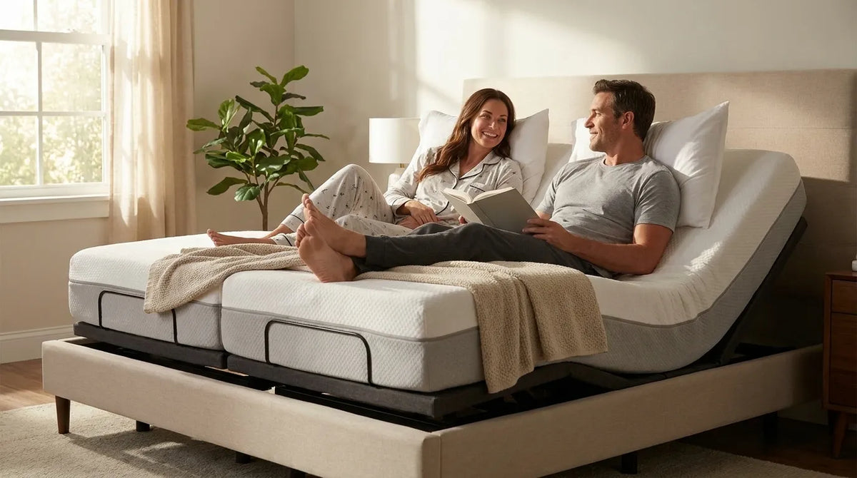 Adjustable Bed Lumbar Support for Acid Reflux Relief