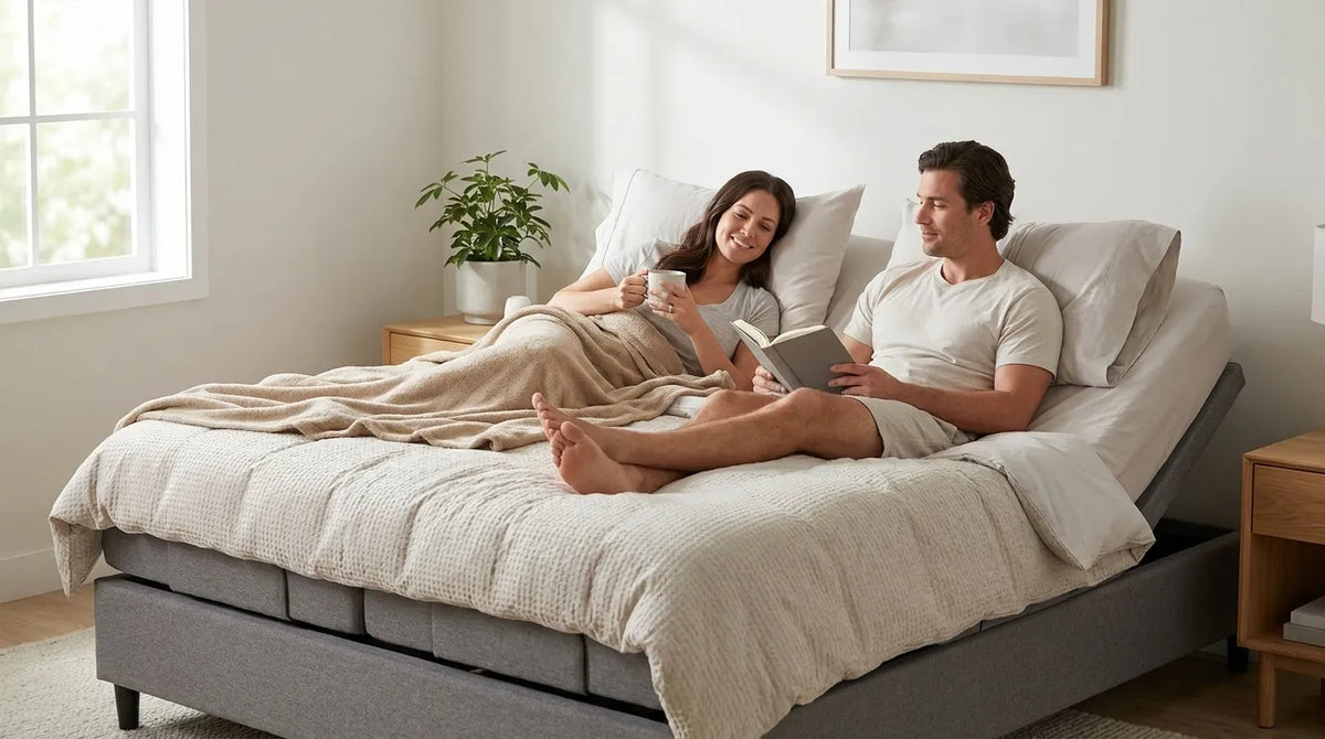 Per-Side Temperature Control on Adjustable Beds