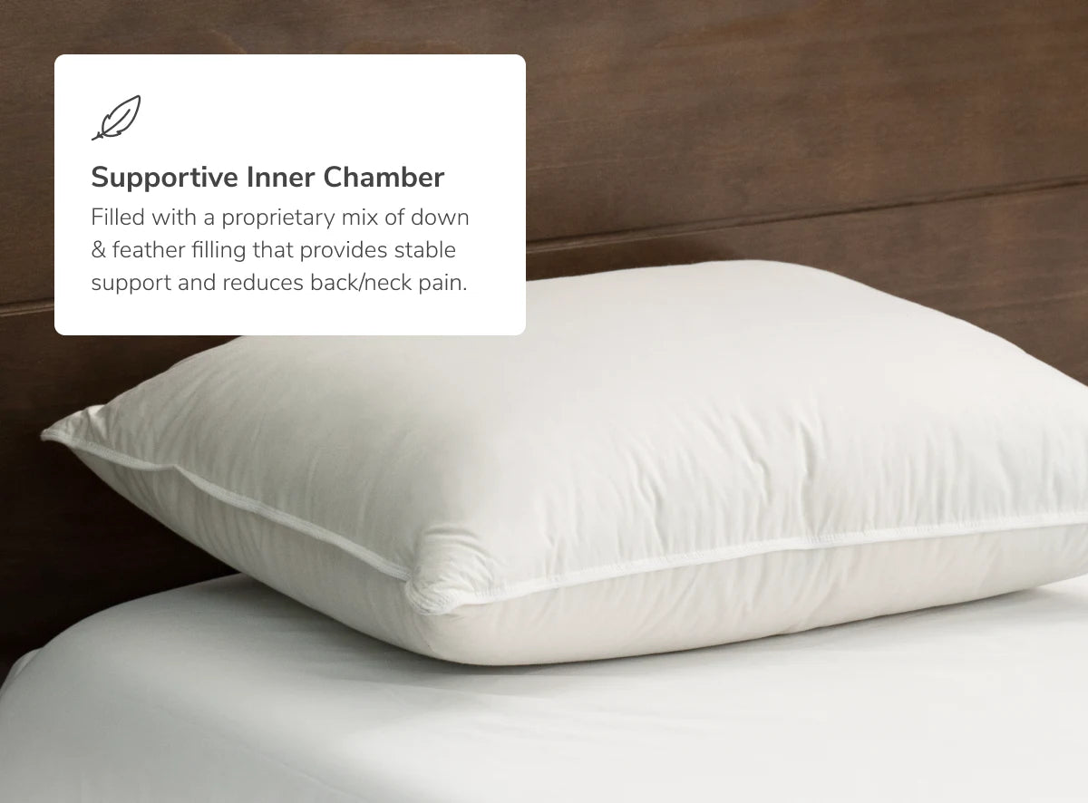 Helix Down & Feather Pillow