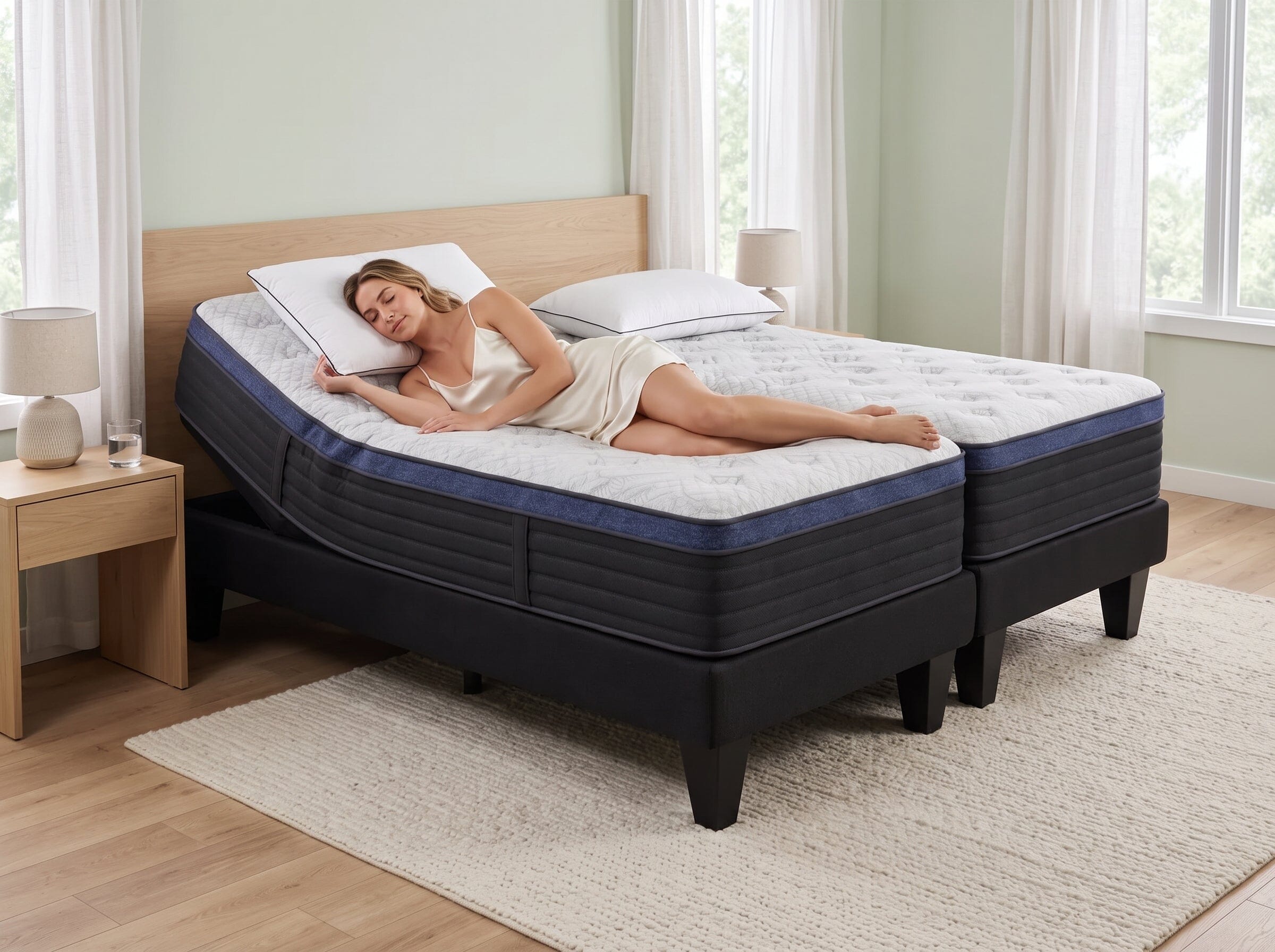 Helix Sleep Luxe Adjustable Bed Package